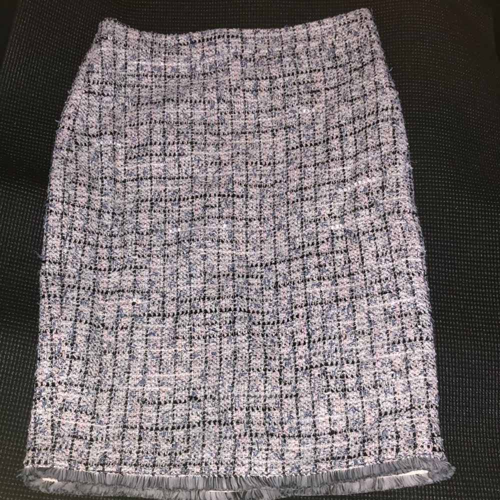 Ann Taylor tweed skirt 00p
